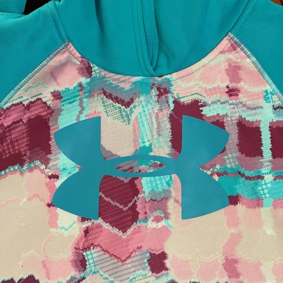 Girls Under Armour Cold Gear Hoodie Size YXL - Picture 3 of 4